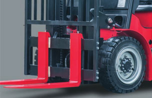 3.實心輪胎，免維護，更耐用-杭州叉車電動叉車